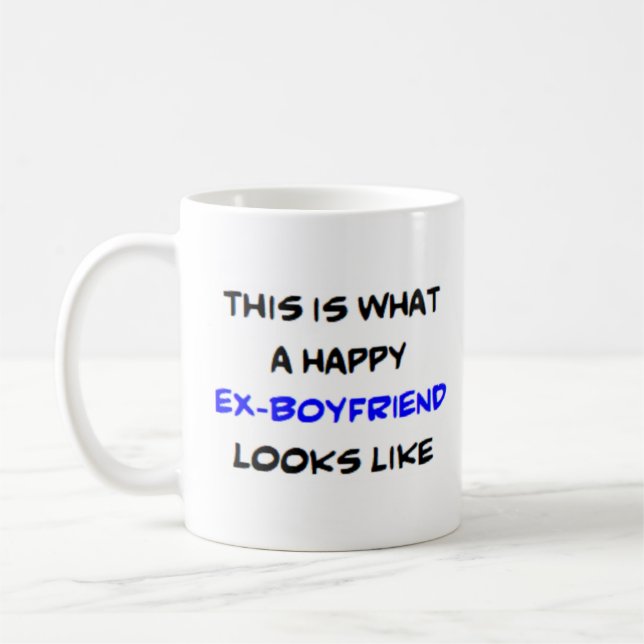 happy ex-boyfriend coffee mug (Left)
