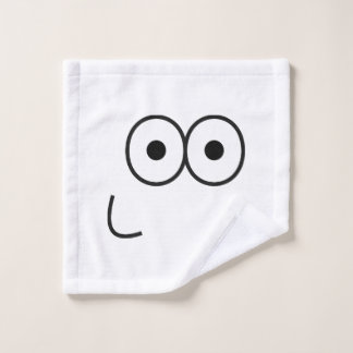 Happy Eyes and Mouth - Face Towel