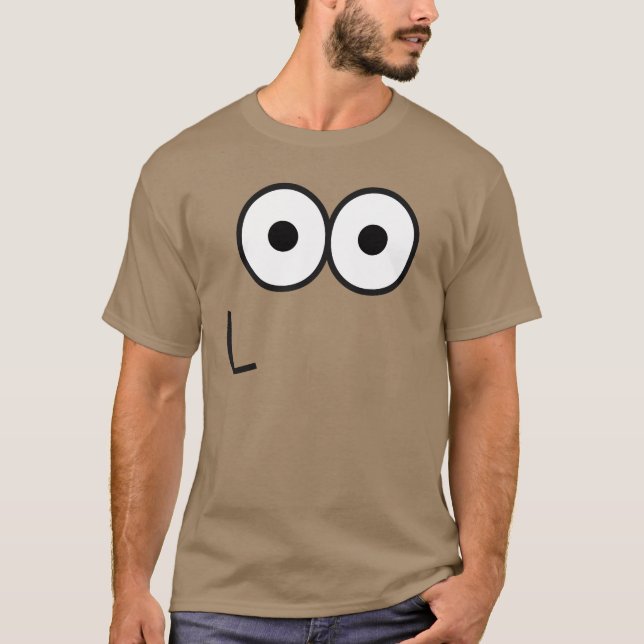 Happy Eyes and Mouth - T-Shirt - Dark Colours (Front)