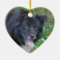 Happy Face Border Collie Dog Ornament