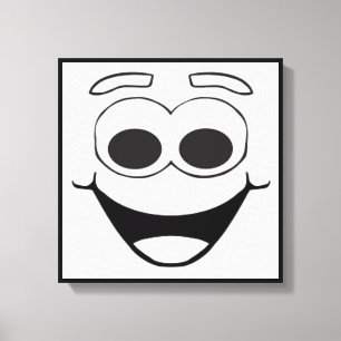 HAPPY FACE CANVAS PRINT
