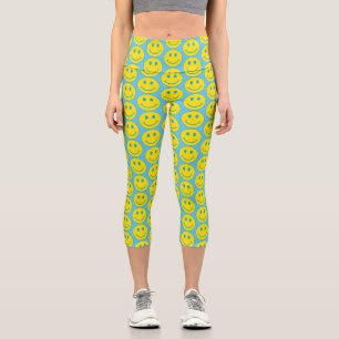 Happy Face Capri Leggings