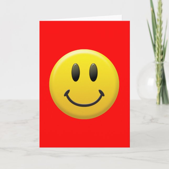 Happy Face Card (Front)