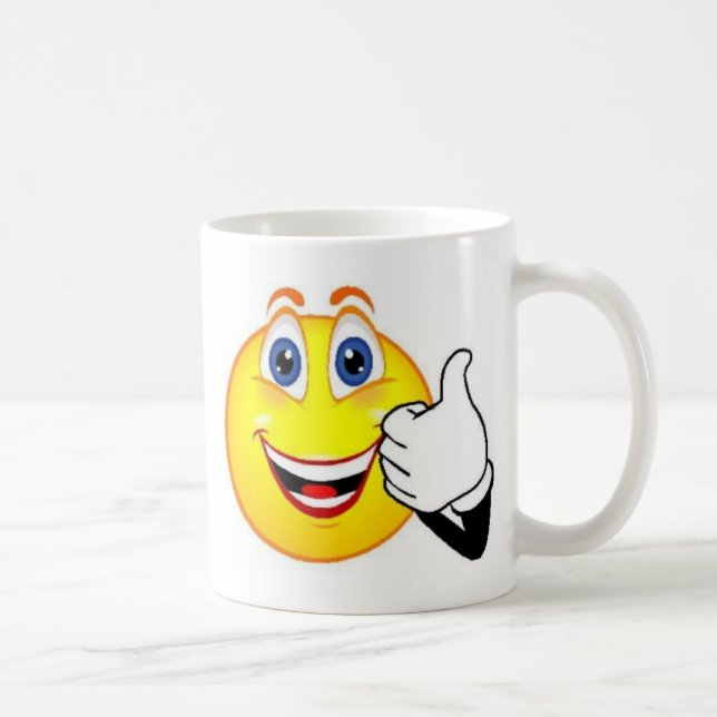 Happy Face Coffee Mug (Right)