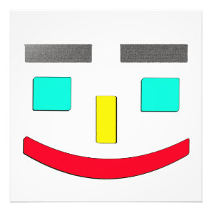 "Happy Face" Cute Design. Buy Now Photo Print