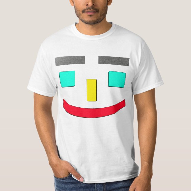 "Happy Face" Cute Design. Buy Now T-Shirt (Front)