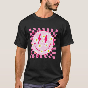 Happy Face Daisy Flower Shirt Preppy Aesthetic Smi