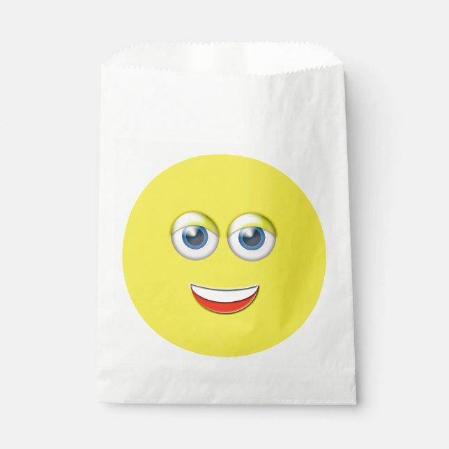 Happy Face Emoji Favour Bags (Front)