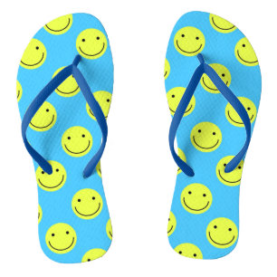 Happy Face Flip Flops
