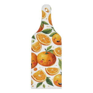 Happy Face Fruit Cutting Board