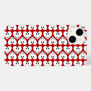 Happy Face Heart Case-Mate iPhone 14 Case