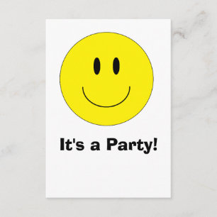 "Happy Face" Invitations
