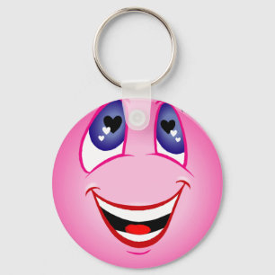 Happy Face Key Ring