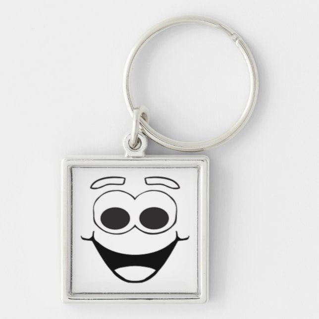 HAPPY FACE KEY RING (Front)