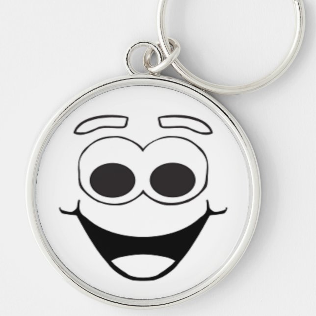 HAPPY FACE KEY RING (Front)