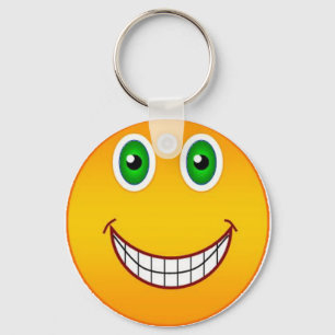 Happy face keychain