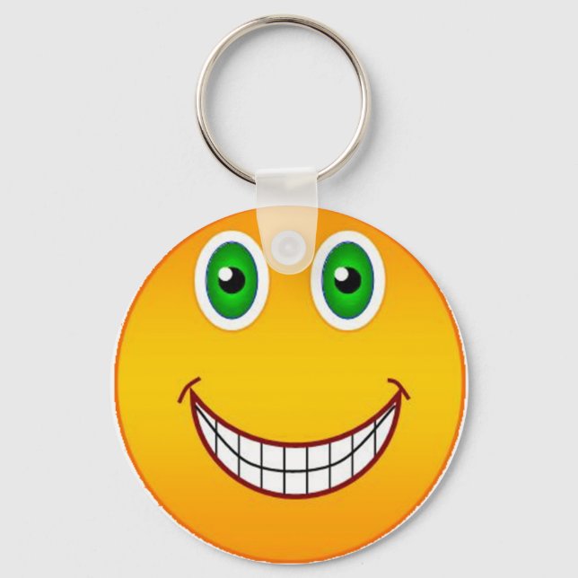 Happy face keychain (Front)