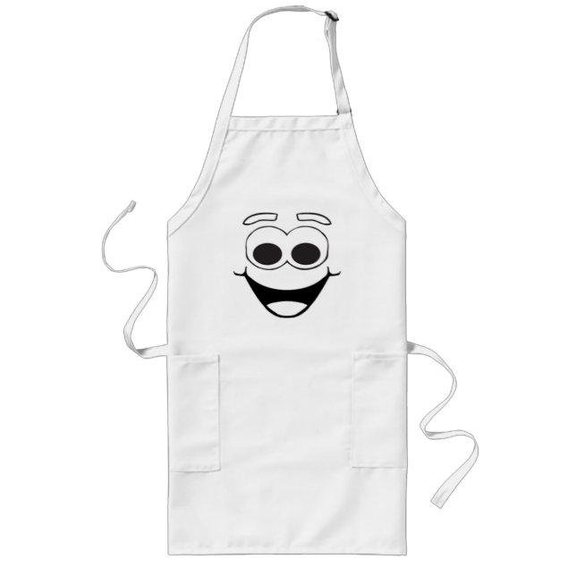 HAPPY FACE LONG APRON (Front)