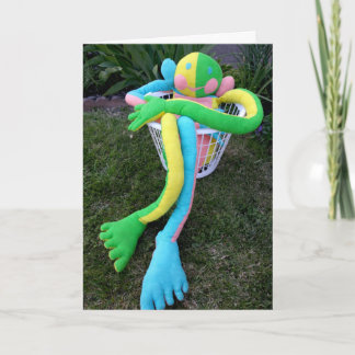 Happy Face Man with Scripture, Custom Card