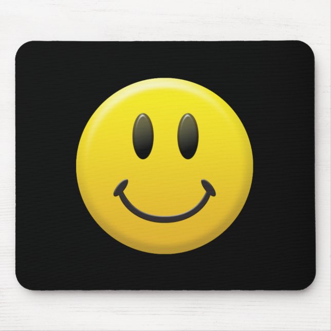 Happy Face Mouse Mat (Front)