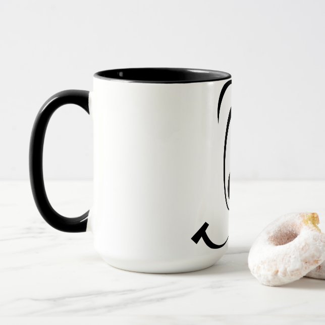 Happy Face Mug (With Donut)