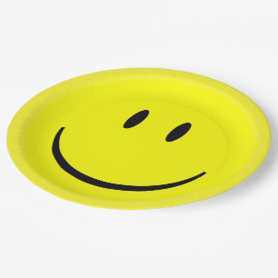 Happy Face Paper Plate