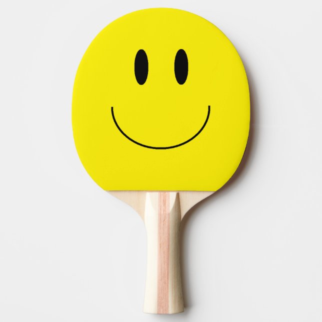 "Happy Face" Ping Pong Paddle (Front)