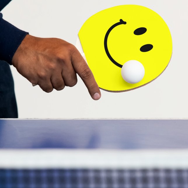 Happy Face Ping Pong Paddle (Insitu)