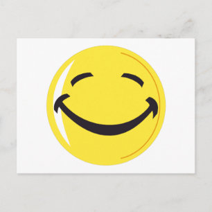 happy face postcard