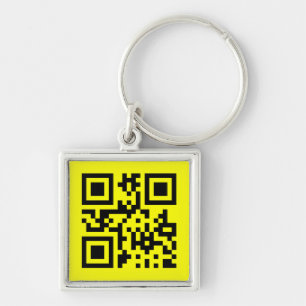 ☺ Happy Face Smiling Emoji -- QR Code Key Ring