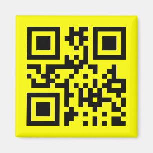 ☺ Happy Face Smiling Emoji -- QR Code Magnet