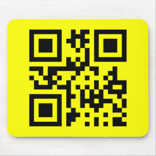 ☺ Happy Face Smiling Emoji -- QR Code Mouse Mat