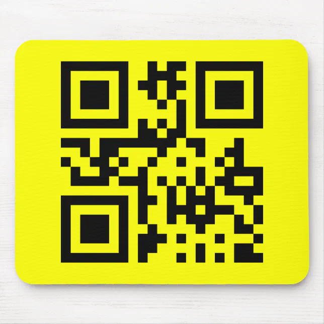 ☺ Happy Face Smiling Emoji -- QR Code Mouse Mat | Zazzle