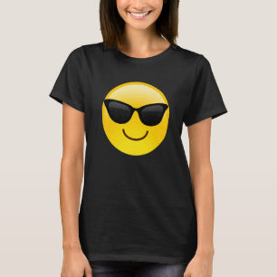 Happy Face Sunglasses Smile Cool Shades Confident  T-Shirt