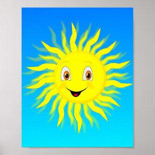 Sun Face Drawing Gifts Gift Ideas Zazzle Uk