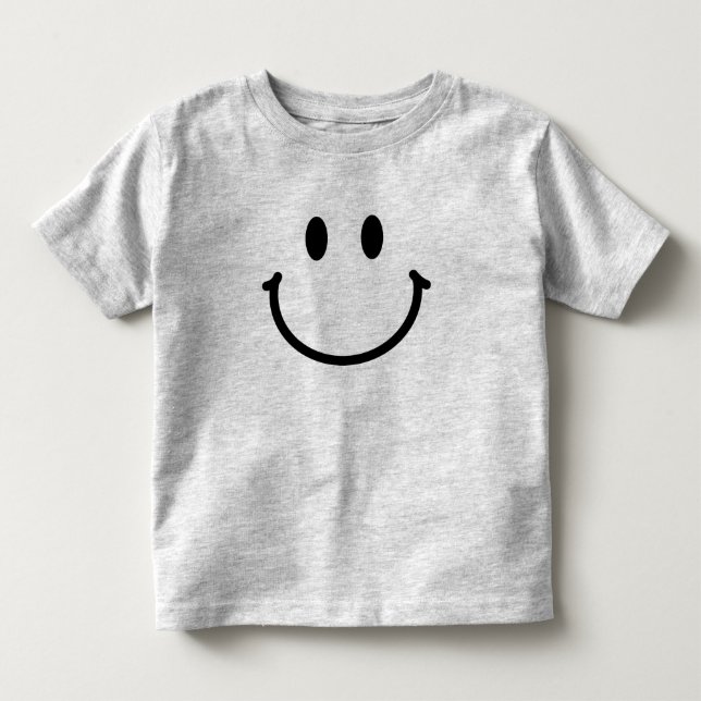Happy Face Toddler T-Shirt (Front)