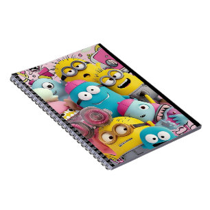 Happy faces carrying a wonderful smile notebook