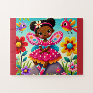 "HAPPY FAIRY AND BIRDS" JIGSAW PUZZLE