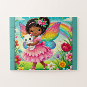 "HAPPY FAIRY & KITTEN" JIGSAW PUZZLE