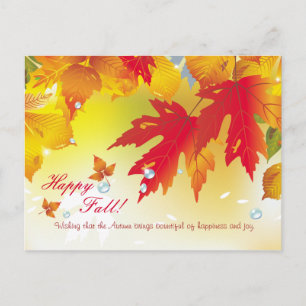 Happy Fall!  Beautiful Autumn Postcards