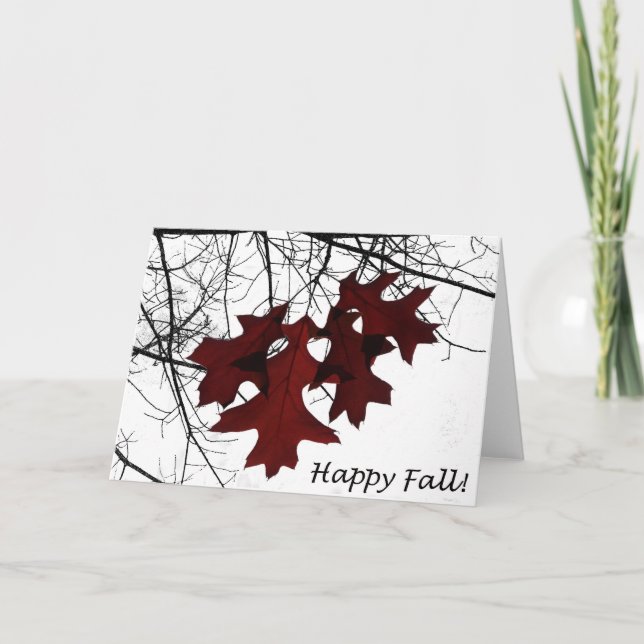 Happy Fall! Card (Front)