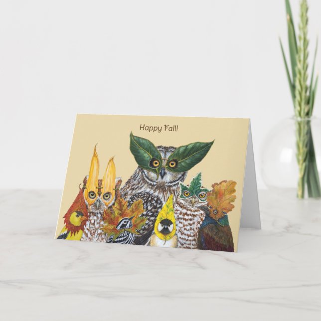 Happy Fall card (Front)