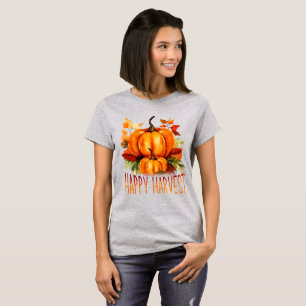 Happy Fall Cosy Hedgehog Autumn Season T-Shirt