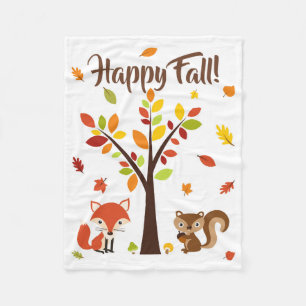 HAPPY FALL! FLEECE BLANKET