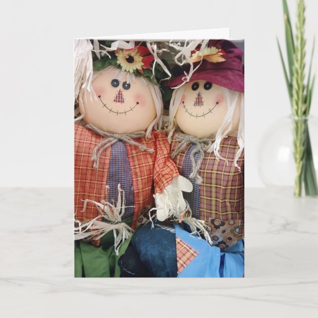 HAPPY FALL, HAPPY HALLOWEEN & ME (I HAVE YOU) HOLIDAY CARD (Front)