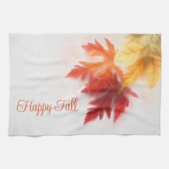 Happy Fall Kitchen Towels (Horizontal)