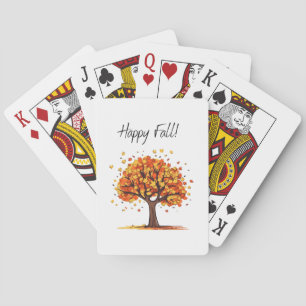 Happy Fall! Playing Cards