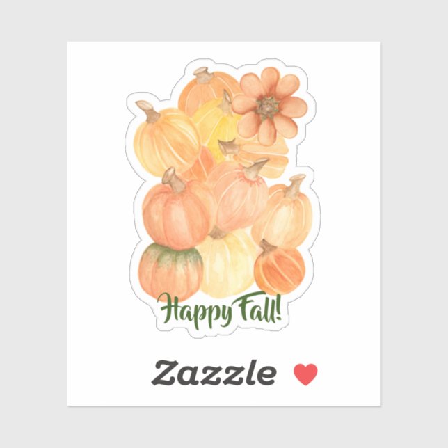 Happy Fall Pumpkins (Sheet)