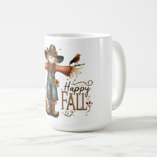 Happy Fall Scarecrow Coffee Mug