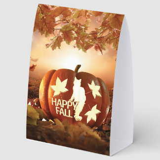 Happy Fall Table Tent